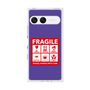 プレミアムスクエアケース［ FRAGILE Sticker - Purple ］