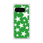 プレミアムスクエアケース［ Stars - Green ］