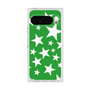 プレミアムスクエアケース［ Stars - Green ］