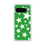 プレミアムスクエアケース［ Stars - Green ］