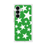 プレミアムスクエアケース［ Stars - Green ］