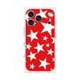 プレミアムスクエアケース［ Stars - Red ］