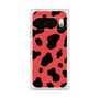 プレミアムスクエアケース［ Cow - Red ］