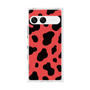 プレミアムスクエアケース［ Cow - Red ］