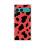 プレミアムスクエアケース［ Cow - Red ］