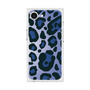 プレミアムスクエアケース［ Leopard - Blue ］