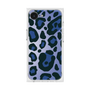プレミアムスクエアケース［ Leopard - Blue ］