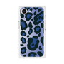 プレミアムスクエアケース［ Leopard - Blue ］