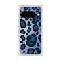 プレミアムスクエアケース［ Leopard - Blue ］