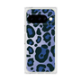 プレミアムスクエアケース［ Leopard - Blue ］