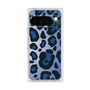プレミアムスクエアケース［ Leopard - Blue ］