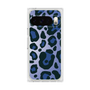 プレミアムスクエアケース［ Leopard - Blue ］