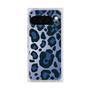 プレミアムスクエアケース［ Leopard - Blue ］
