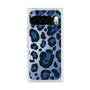 プレミアムスクエアケース［ Leopard - Blue ］