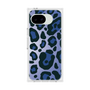 プレミアムスクエアケース［ Leopard - Blue ］