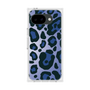 プレミアムスクエアケース［ Leopard - Blue ］