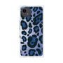 プレミアムスクエアケース［ Leopard - Blue ］