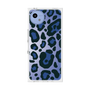 プレミアムスクエアケース［ Leopard - Blue ］