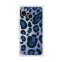 プレミアムスクエアケース［ Leopard - Blue ］