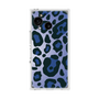 プレミアムスクエアケース［ Leopard - Blue ］