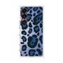 プレミアムスクエアケース［ Leopard - Blue ］