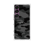 プレミアムスクエアケース［ Camouflage - Black ］