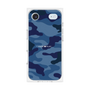 プレミアムスクエアケース［ Camouflage - Blue ］
