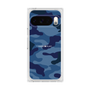 プレミアムスクエアケース［ Camouflage - Blue ］