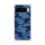 プレミアムスクエアケース［ Camouflage - Blue ］