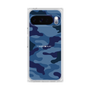 プレミアムスクエアケース［ Camouflage - Blue ］