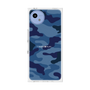 プレミアムスクエアケース［ Camouflage - Blue ］