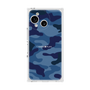 プレミアムスクエアケース［ Camouflage - Blue ］