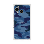 プレミアムスクエアケース［ Camouflage - Blue ］