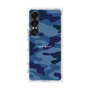 プレミアムスクエアケース［ Camouflage - Blue ］