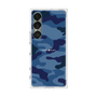 プレミアムスクエアケース［ Camouflage - Blue ］