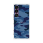プレミアムスクエアケース［ Camouflage - Blue ］