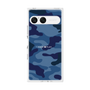 プレミアムスクエアケース［ Camouflage - Blue ］