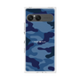 プレミアムスクエアケース［ Camouflage - Blue ］