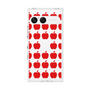 プレミアムスクエアケース［ Apple - Red ］