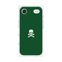 プレミアムスクエアケース［ スカル - Green ］