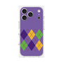 プレミアムスクエアケース［ Nordic Argyle - Purple ］