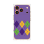 プレミアムスクエアケース［ Nordic Argyle - Purple ］