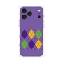 プレミアムスクエアケース［ Nordic Argyle - Purple ］