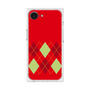 プレミアムスクエアケース［ Nordic Argyle - Red ］