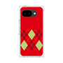 プレミアムスクエアケース［ Nordic Argyle - Red ］