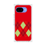 プレミアムスクエアケース［ Nordic Argyle - Red ］