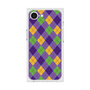 プレミアムスクエアケース［ Argyle - Purple ］