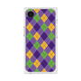 プレミアムスクエアケース［ Argyle - Purple ］