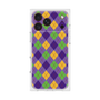 プレミアムスクエアケース［ Argyle - Purple ］