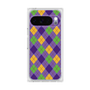 プレミアムスクエアケース［ Argyle - Purple ］